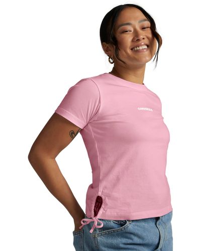 Converse T-Shirt WORDMARK FASHION NOVELTY TOP - Pink