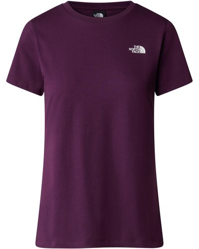 The North Face T-Shirt W /S SIMPLE DOME TEE - Lila