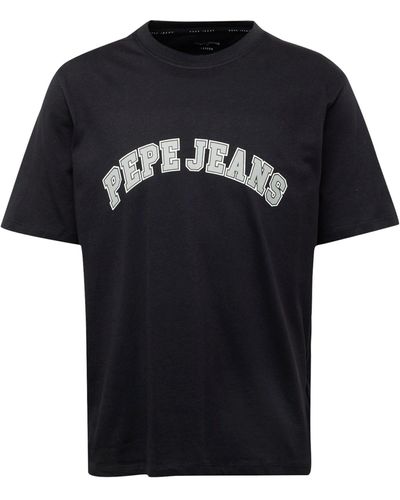 Pepe Jeans T-Shirt CLEMENT (1-tlg) - Schwarz