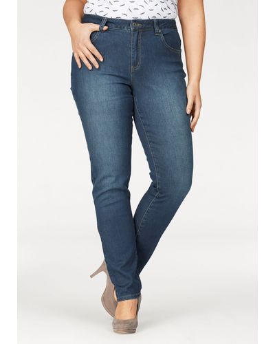 Arizona Slim-fit-Jeans Curve-Collection High Waist - Blau