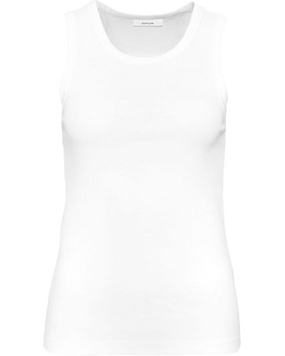 Opus Shirttop Ilesso (1-tlg) Plain/ohne Details - Weiß