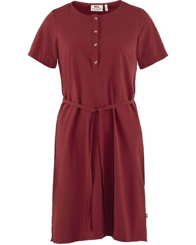Fjallraven 2-in-1- Kleid Övik Lite Dress - Rot