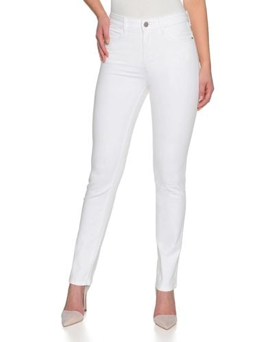 STOOKER WOMEN Slim-fit- Milano Stretch Jeans -White- Magic Shape - Weiß