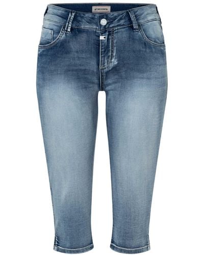Timezone Skinny-fit-Jeans TIGHT ALEENATZ 3/4 mit Stretch - Blau