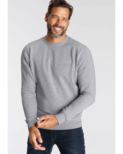 Man's World Man's World Sweatshirt aus Baumwollmischung - Grau