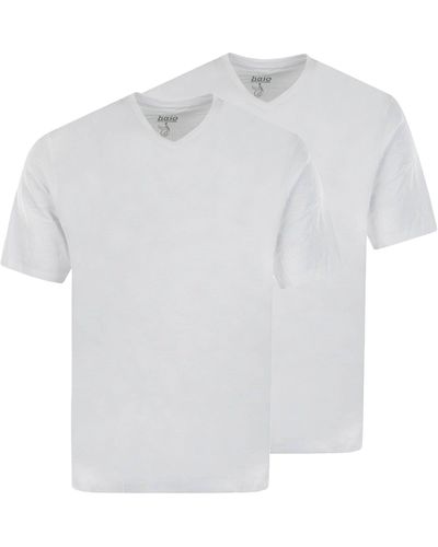 Hajo T-Shirt, 2er Pack - Basic, Kurzarm - Weiß