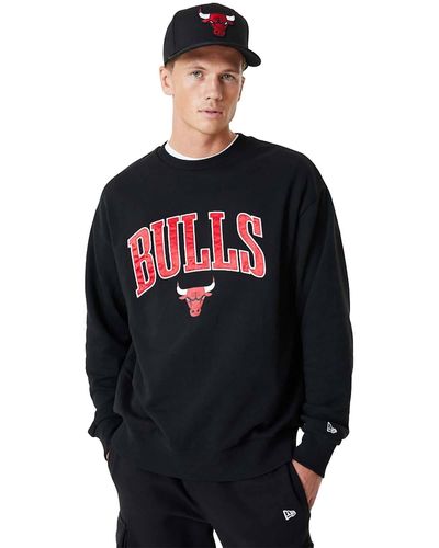 KTZ Sweater Sweatpulli NBA Applique Chicago Bulls - Schwarz