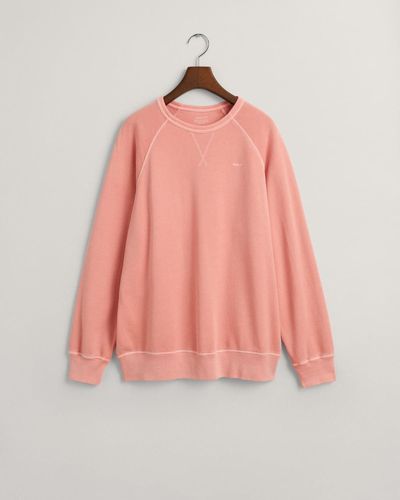 GANT Sweatshirt REL SUNFADED C-NECK SWEAT - Pink