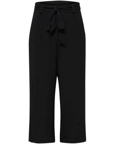 ONLY Stoffhose ONLWINNER PALAZZO CULOTTE PANT NOOS - Schwarz