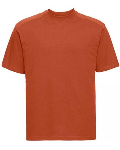 Russell Rundhalsshirt Workwear T-Shirt - Orange