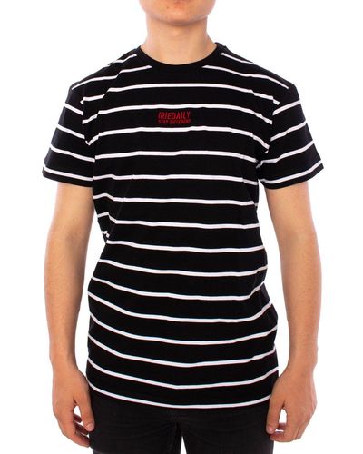 Iriedaily T-Shirt Lone Stripe Tee, G L, F black - Schwarz