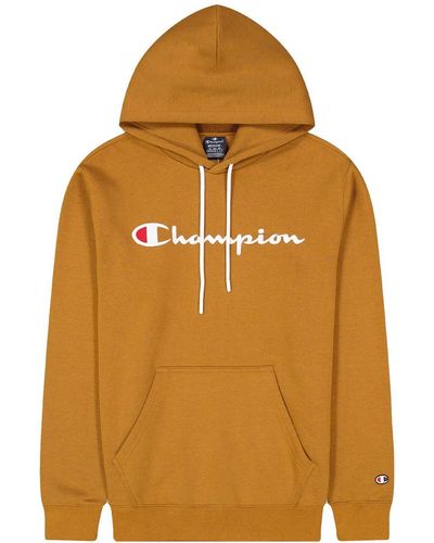Champion Kapuzensweatshirt Kapuzenpullover 219203 MS531 Braun - Orange