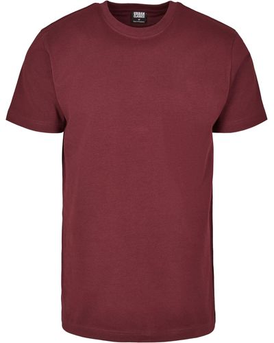 Urban Classics T-Shirt Basic Tee - Rot