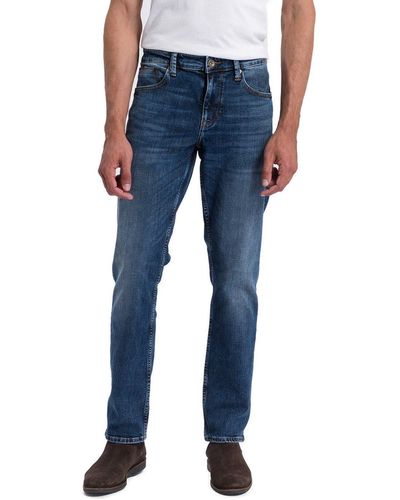 Cross Jeans CROSS ® Straight-Jeans DYLAN aus Baumwolle - Blau