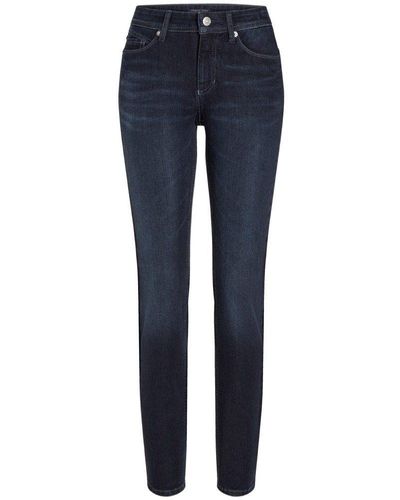 Cambio Slim-fit- Jeans PARLA SEAM USED - Blau
