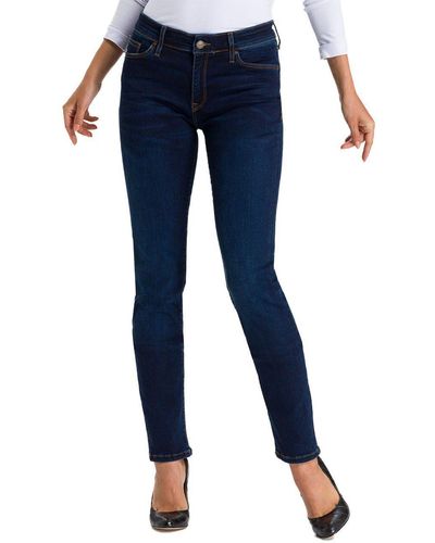 Cross Jeans CROSS ® Slim-fit-Jeans Anya Jeanshose mit Stretch - Blau