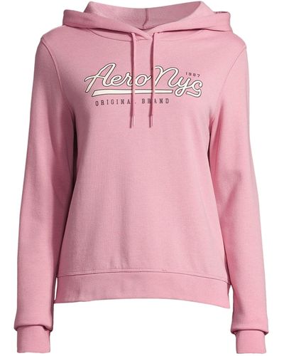 Aéropostale Sweatshirt FACORY (1-tlg) Plain/ohne Details - Pink
