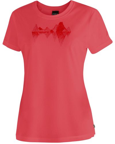 Maier Sports Kurzarmshirt Tilia Pique W Da-Shirt 1/2 Arm - Rot