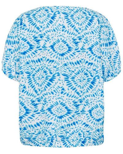 Brax Sweatshirt uni regular fit (1-tlg) - Blau