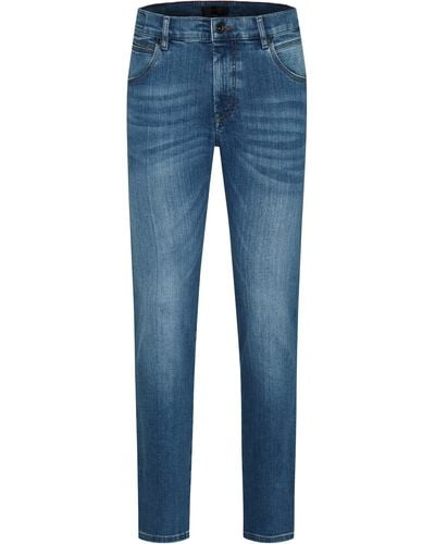 Bugatti Regular-fit-Jeans Flexcity mit Stretch - Blau