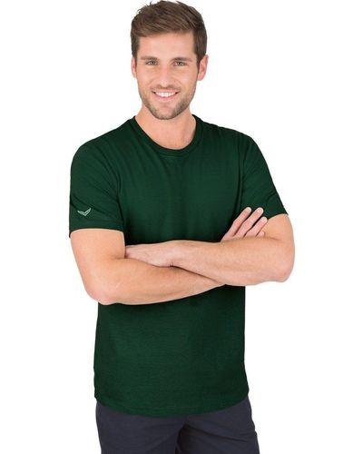 Trigema T-Shirt aus 100% Biobaumwolle (1-tlg) - Grün