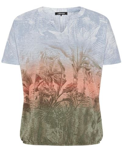 Olsen T-Shirt Short Sleeves - Grau
