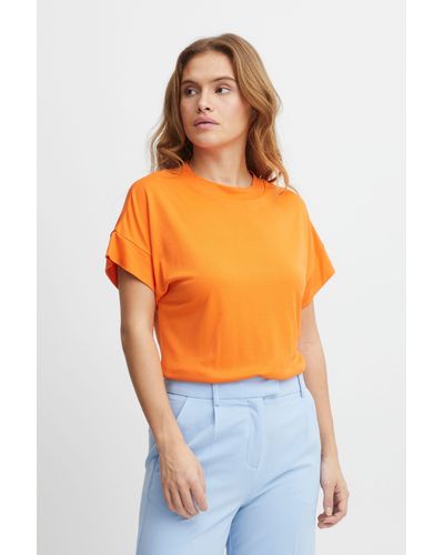 B.Young T-Shirt BYRYLIE TSHIRT - Orange