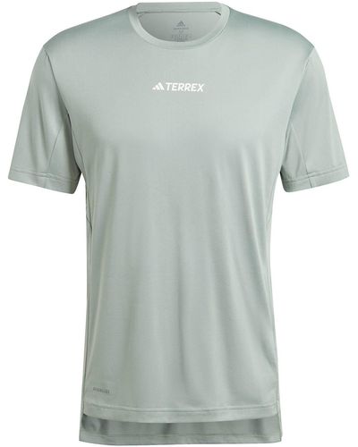adidas Originals T-Shirt Trekkingshirt Regular Fit (1-tlg) - Grün