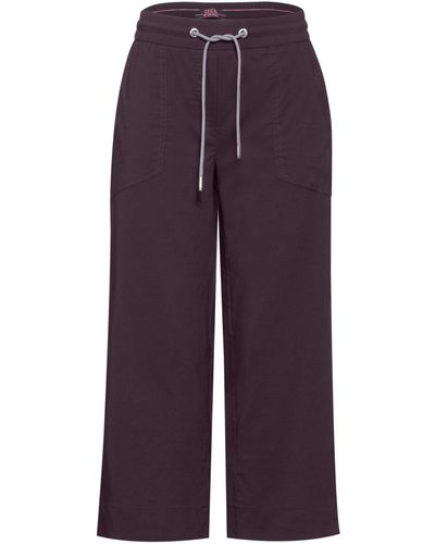 Cecil Chinohose NOS Style Neele Summerstretch - Lila