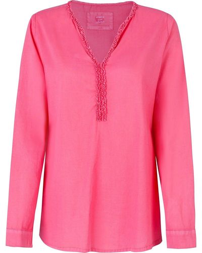 LIEBLINGSSTÜCK Shirtbluse Voile-Bluse RosemarieEP - Pink