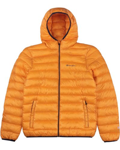 Champion Winterjacke Hooded Jacket 214869 - Orange