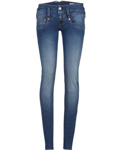 Herrlicher Stretch-Jeans PITCH SLIM Organic Denim medium 5303-OD133-055 - Blau
