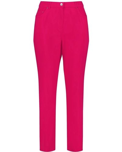 Samoon 5-Pocket-Jeans - Pink
