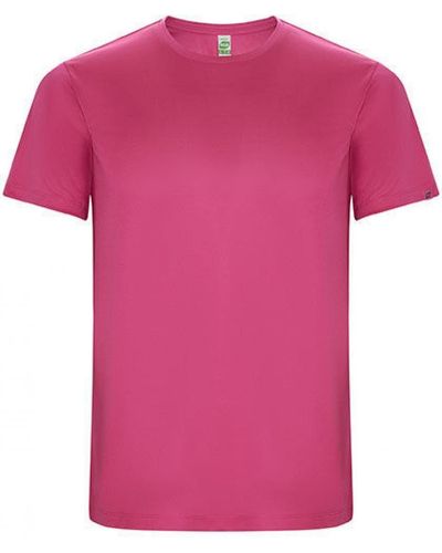 Roly Rundhalsshirt Men ́s Imola Funktions T-Shirt - Pink