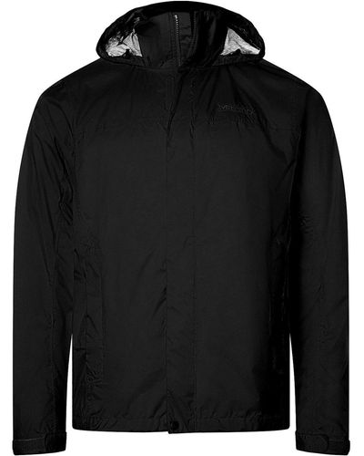 Marmot Outdoorjacke PreCip® Eco Jacket mit Unterarmreißverschlüssen - Schwarz