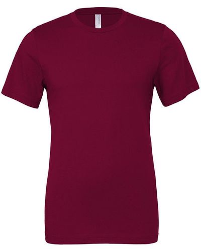 Bella Canvas Bella + Canvas Rundhalsshirt Jersey Short Sleeve T-Shirt - Rot