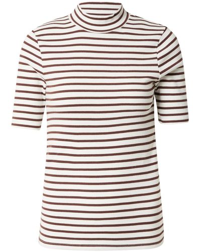 Knowledge Cotton T-Shirt (1-tlg) Plain/ohne Details - Weiß