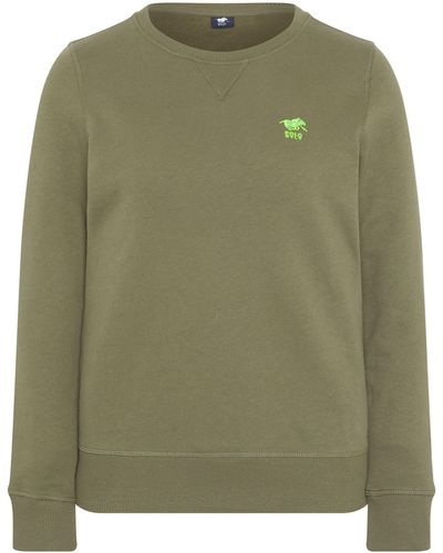 Polo Sylt Sweatshirt mit Label-Stitching - Grün