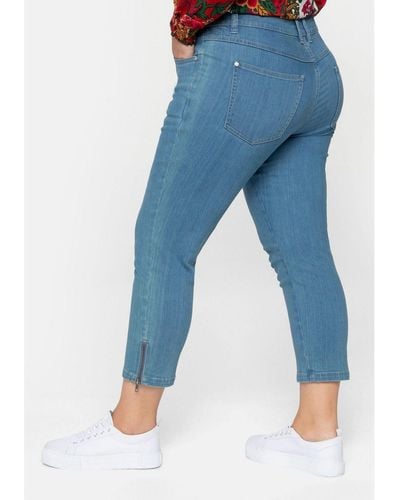 Lyst für – | Sheego Capri-Jeans Jeans 76% zu Damen cropped Rabatt und Online-Schlussverkauf Bis DE |