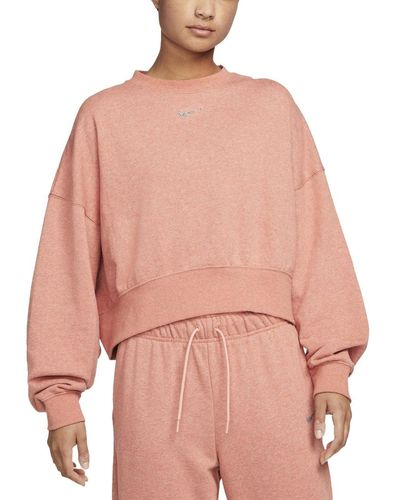 Nike Sweater Sportswear Collection Essentials Sweatshirt - Pink