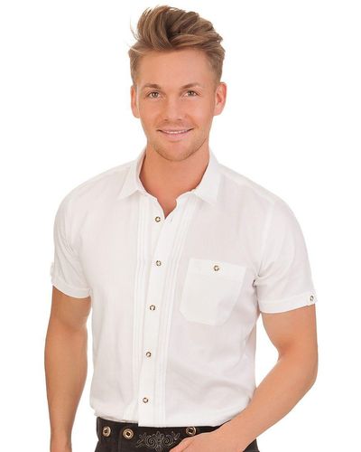Stockerpoint Trachtenhemd - Weiß