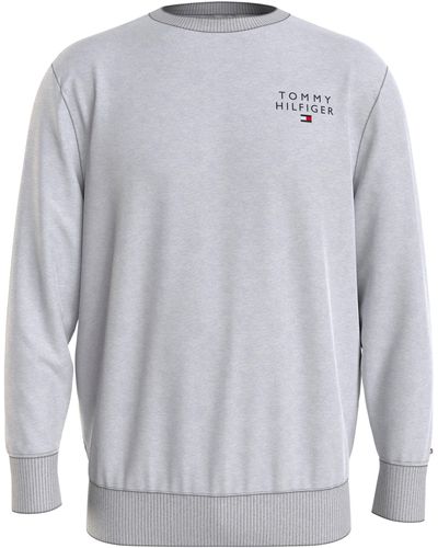 Tommy Hilfiger Underwear Sweatshirt TRACK TOP HWK mit Tommy Hilfiger Markenlabel - Grau