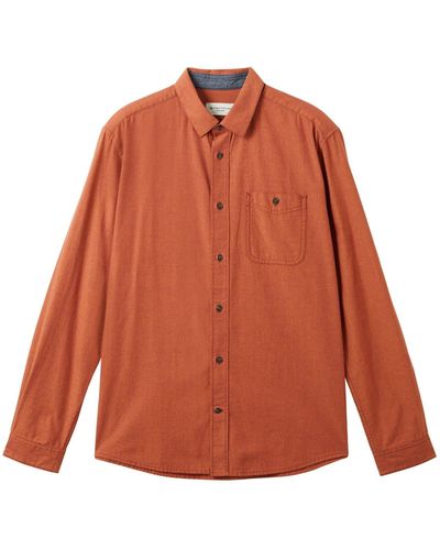 Tom Tailor Langarmhemd - Orange