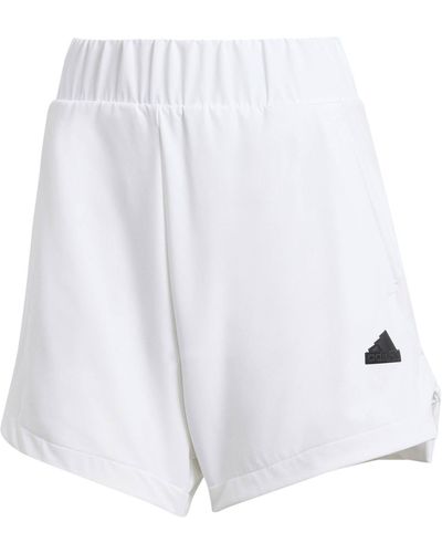 adidas Shorts W Z.N.E. WOVEN SHORTS - Weiß