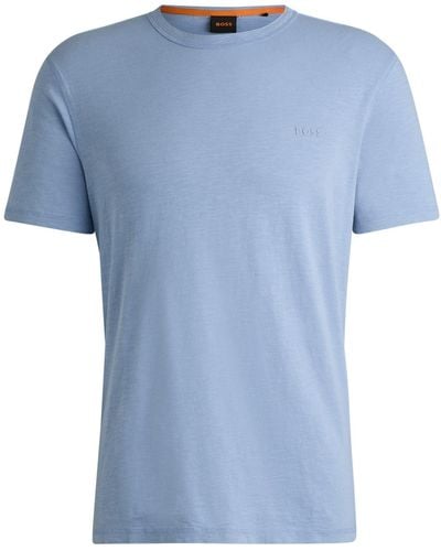 BOSS T-Shirt Tegood (1-tlg) - Blau