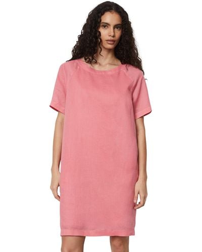 Marc O' Polo Sommerkleid aus Premium-Ramie-Qualität - Pink