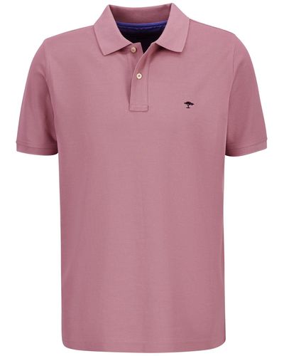 Fynch-Hatton Poloshirt Poloshirt aus Supima-Baumwolle (1-tlg) - Pink