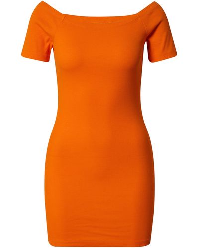 Noisy May Jerseykleid Manala (1-tlg) Plain/ohne Details - Orange