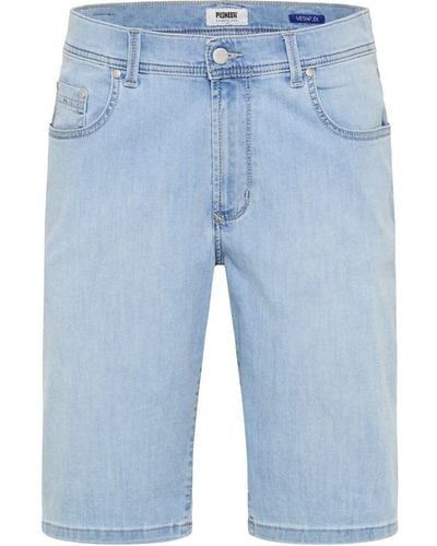 Pioneer Authentic 5-Pocket-Jeans PIONEER FINN MEGAFLEX bleach used 1303 9948.18 - Blau