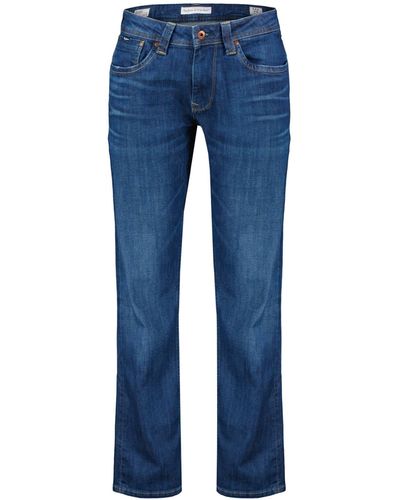 Pepe Jeans Pepe 5-Pocket- Jeans KINGSTON ZIP Relaxed Fit (1-tlg) - Blau